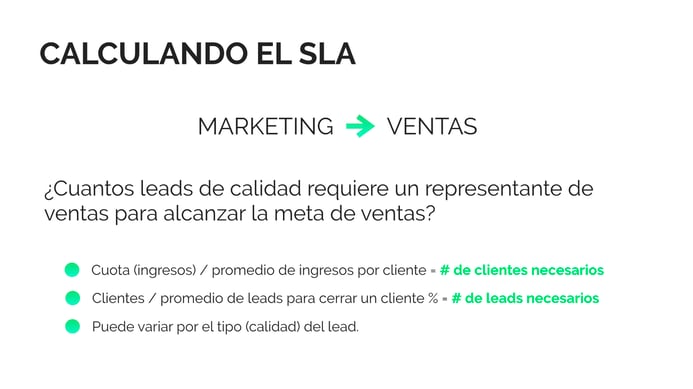 acuerdo de nivel de servicio