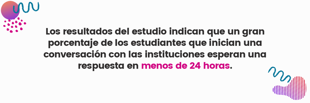 Los estudiantes esperan respuesta en menos de 24 horas