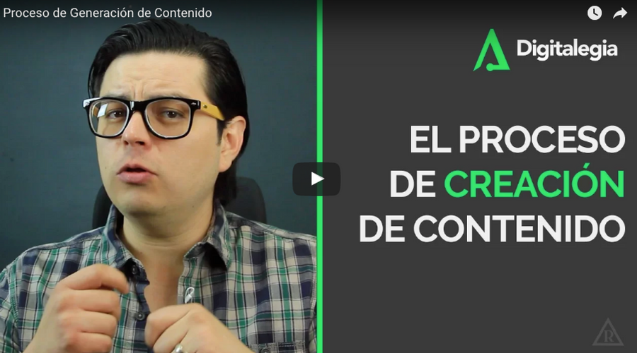 [VIDEO] PROCESO DE GENERACIÓN DE CONTENIDO